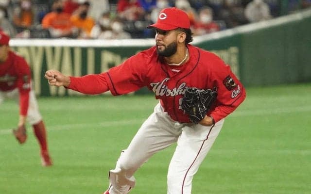 広島コルニエル、大谷翔平に並ぶ日本最速165キロ　空振り三振のDeNA大和は呆然
