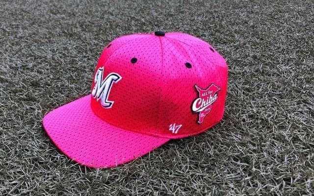 ロッテが「’47」キャップ購入者にCHIBAワッペン無料圧着　22日からのホークス3連戦で