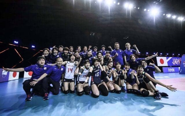 セルビアにストレート勝利し予選ラウンドは3位で終了　ネーションズリーグ女子