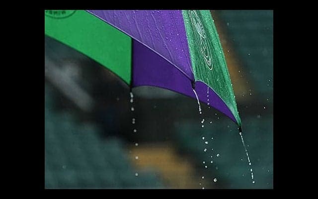  ウィンブルドン予選 雨天順延 