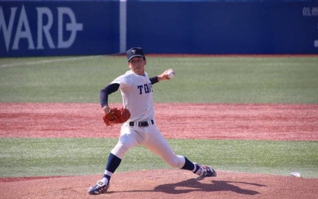 [硬式野球]   入替戦初戦は打線不発、２部優勝の日大に敗戦を喫す