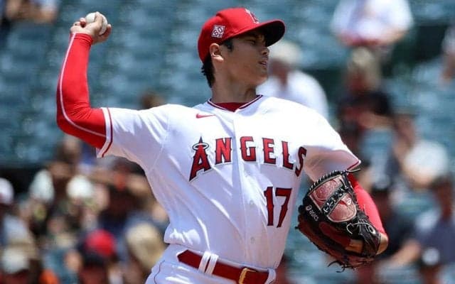 【MLB】大谷翔平、リアル二刀流で5回まで8奪三振1失点　初の粘着物質検査も今季最多94球力投