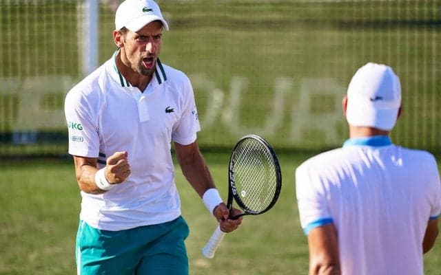 ジョコビッチ、ウィンブルドン前哨戦のダブルスで第1シード破りベスト4!「コート上で楽しんでいるよ」[マヨルカ選手権]