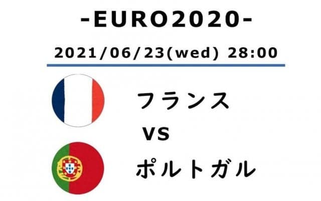 【EURO2020】ポルトガル対フランス(1)ハイライトはハーフタイム「クリスティアーノ・ロナウドとカリム・ベンゼマ」