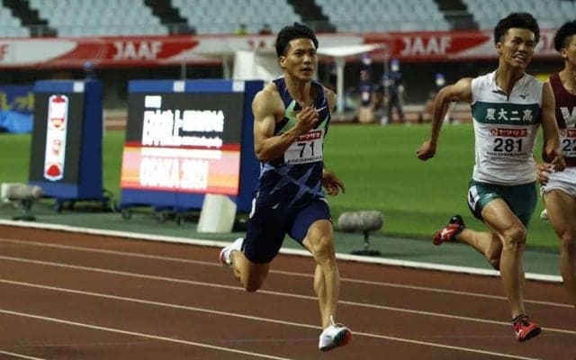 山縣亮太、10秒16トップで決勝進出　サニブラウンはヒヤヒヤ通過、ケンブリッジは準決敗退