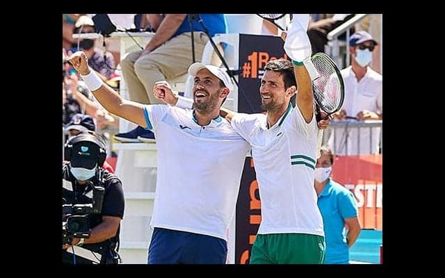 ジョコ 複で決勝へ「楽しみ」