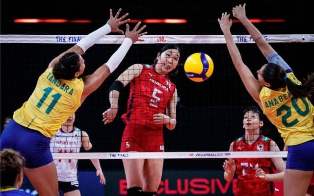 ブラジルに敗れ3位決定戦へ　ネーションズリーグ女子
