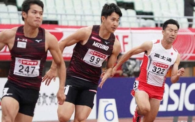 飯塚翔太、30歳初200mで組1着「結構疲れた」　100m優勝の多田修平に「乗っかりたい」
