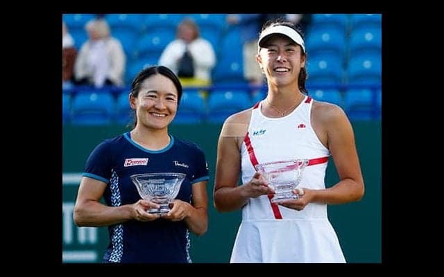 青山/ 柴原 快勝で今季4勝目