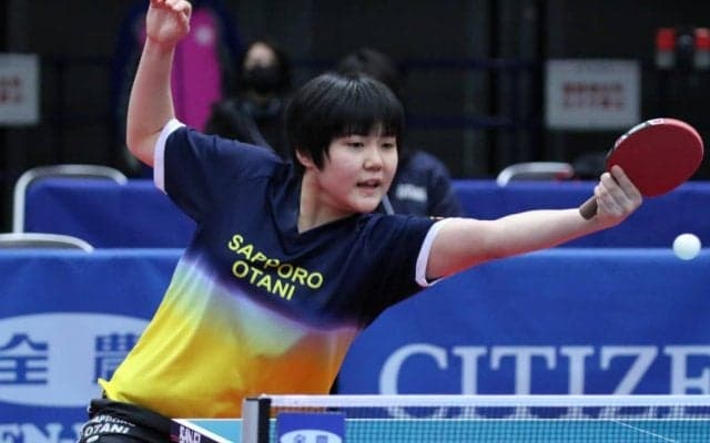 札幌大谷・買手が単複で2冠　男子は北科大・佐藤が3冠達成＜卓球・インターハイ北海道予選＞