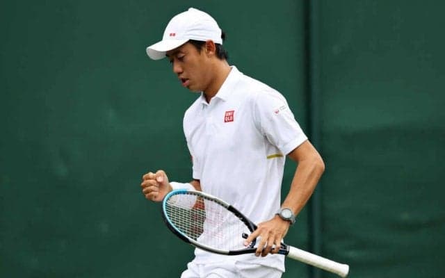 【速報】錦織圭 ウィンブルドン初戦快勝でGS100勝達成。若手成長株の世界67位ポプリンをストレートで下す