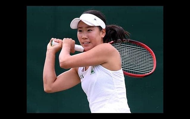  日比野菜緒 WB初の2回戦へ 