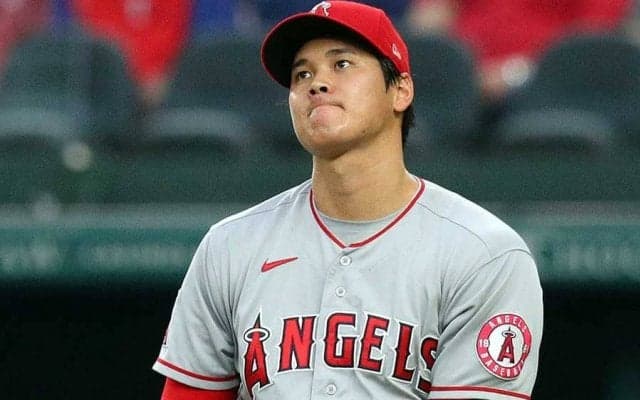 【MLB】大谷翔平、初回もたずに7失点KO　3連続含む5四死球の大乱調、外野にも入らず交代