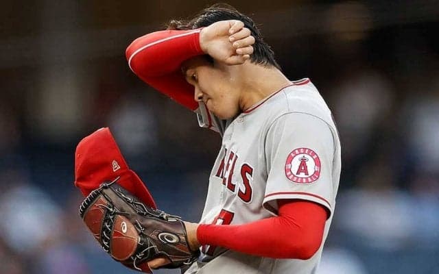 【MLB】大谷翔平、7失点炎上　1回持たずKOに米記者呆然「初回2死でショウヘイの夜終わった」