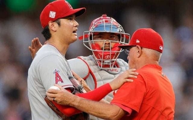 【MLB】大谷翔平、1回もたず7失点KO　試合は2度目の中断、コールドなら大谷負け投手