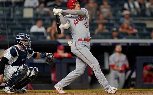 【MLB】大谷翔平、28号は角度18度“低弾道ライナー”　米メディア仰天「なんて馬鹿げた文章」【NYの衝撃】