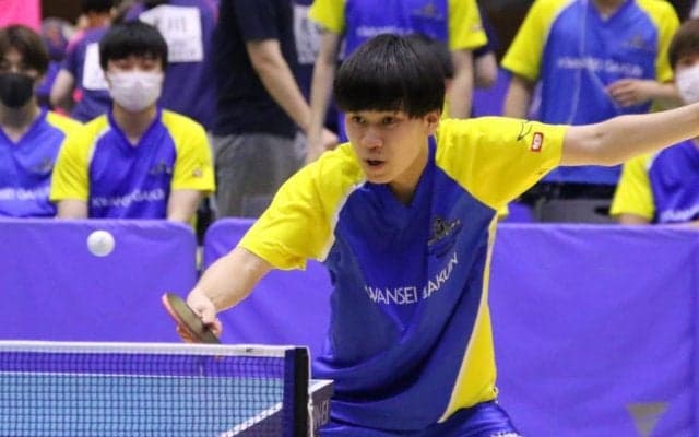 ベスト16に関東勢が8校　東海、関西からも3校ずつ進出＜卓球・インカレ男子1回戦＞