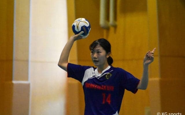 【ハンドボール部女子】　３点差で武庫女大に敗れる