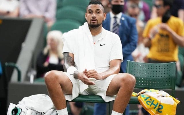 キリオス、またもシューズを忘れる「ロッカールームに置いてきちゃった(笑)」[ウィンブルドン]