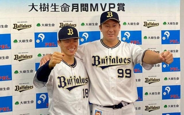 オリックス山本＆杉本が6月の月間MVP投打ダブル受賞　「我が生涯の1か月で一番」