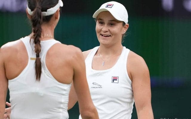 バーティが同胞のトムヤノビッチを下しベスト4! 2018年覇者、ケルバーとの準決勝へ [ウィンブルドン]