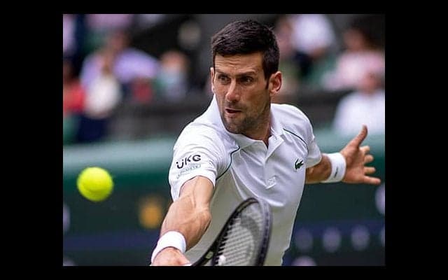 ジョコ 快勝でWB10度目4強