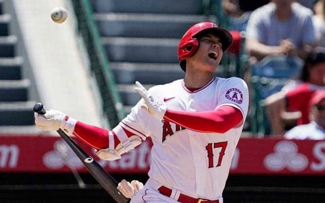【MLB】大谷翔平、32号直前に絶叫していた　悶絶自打球にファン仰天「精神力どうなってるの」