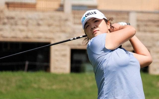 ゴルフはアドレスとテンポが大事！イ・ミニョンの練習場モーニングルーティーン