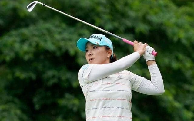 有村智恵、2位発進　ドライバーで80yミスも「1日1回くらいはそういうこともある」