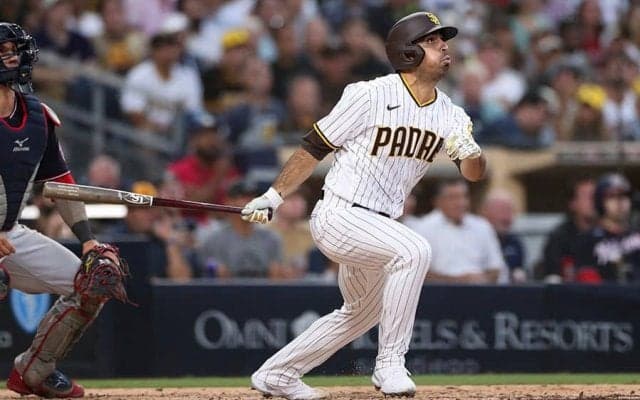 パドレス左腕がシャーザーからMLB初安打の満塁弾！　ダル6失点KOも1点差に詰め寄る