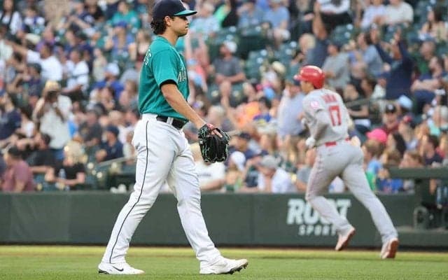 【MLB】大谷翔平、最上段席への特大33号に敵地放送局は呆れ笑い「おーほっほっほ、冗談だろ」