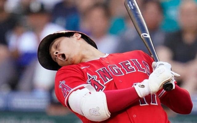 【MLB】大谷翔平、第2打席まで四球＆二盗失敗、左飛　3試合連発34号でキング独走なるか