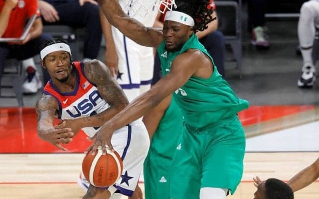 アメリカ代表がエキシビジョンゲーム初戦でナイジェリア代表に敗れて黒星発進に