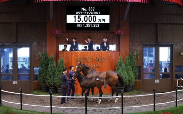 【セレクトセール2021】ウマ娘の藤田晋氏が当歳セリでも落札