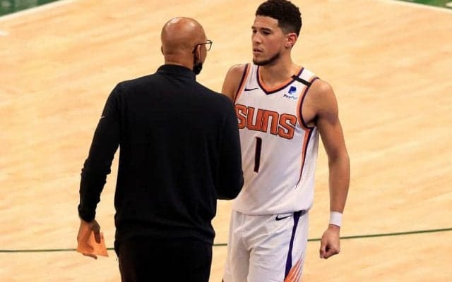 第3戦でプレーオフ自己最少の10得点に終わったデビン・ブッカーが汚名返上に燃える