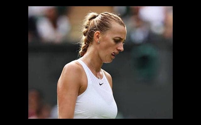 クヴィトバ 世界226位に敗れる