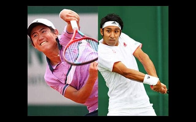 西岡/ 内山ペア 初戦突破