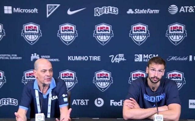 男子バスケアルゼンチン代表、正体隠し（⁉）3連敗