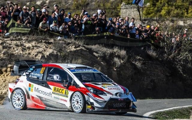 今季のWRCカタルーニャはミックスではなくオールターマックに