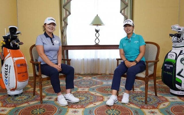日本で楽しくプレーできているのは仲間たちのおかげ！イ・ミニョンとぺ・ヒギョンのラウンジトーク