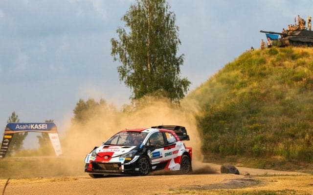 WRCエストニア：SS1を終えてトヨタのロバンペラが首位。勝田は1.9秒差の15番手