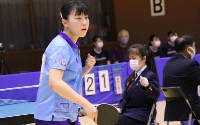 インハイ単複準優勝・岡田琴菜、トップ名古屋からTリーグ参戦