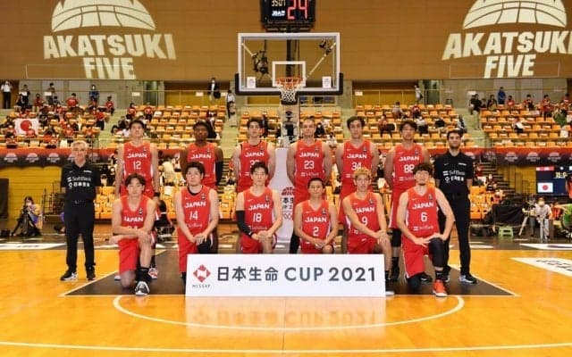 八村塁、渡邉雄太、馬場雄大、全員集合の日本代表快勝