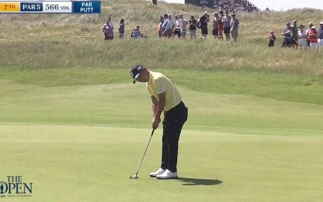 【動画】木下稜介は通算3オーバー64位タイ　全英オープン3日目