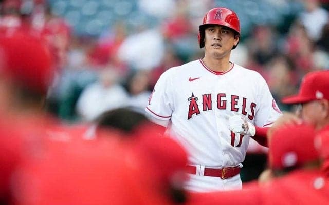【MLB】大谷翔平のため「メキシコシティから飛んできた」　球場で2人組ファンがボードで応援
