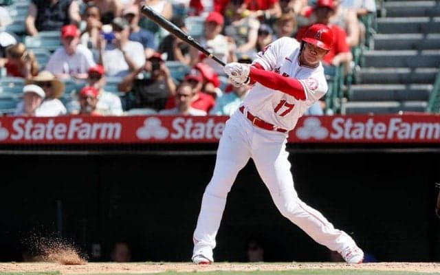 【MLB】大谷翔平、激走一塁内野安打　渡米後ワースト5打席連続三振も足で後半戦2安打目