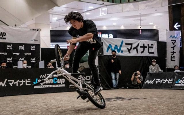 男子エリートクラスは弱冠19歳 早川起生が初優勝 「マイナビ Japan Cup」BMXフリースタイル フラットランド