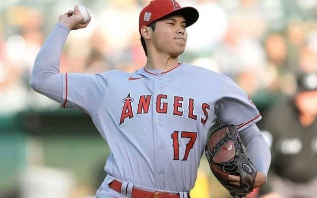 【MLB】大谷翔平、5回まで6奪三振2安打無失点と好投　最速160キロ、打撃では187キロ二塁打