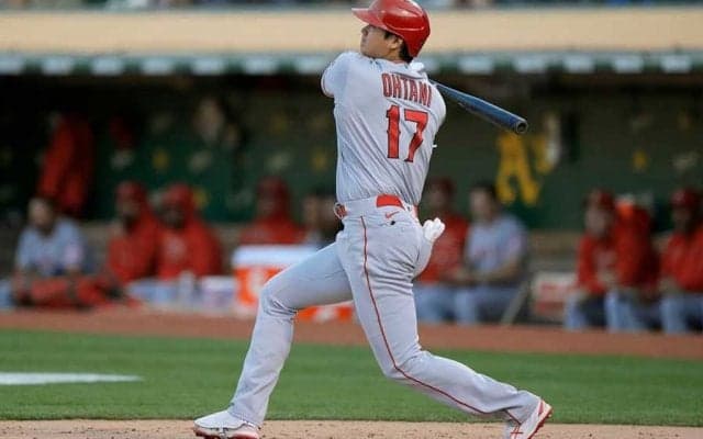 【MLB】大谷翔平、外野手も慌てた弾丸187キロ二塁打に米衝撃「ハハハハ、ワォ」「!!!」