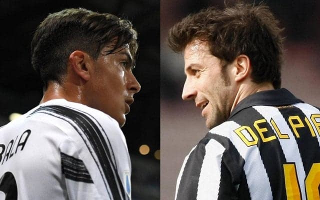 ディバラとデル・ピエロ…ユベントスの新旧“10”番がツーショット！